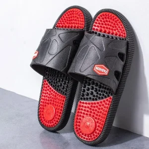 Масажні тапочки для ванни (бані) 44 розмір (27,5 см) Червоний