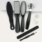 Професійний педикюрний набір із 6 предметів, чорний