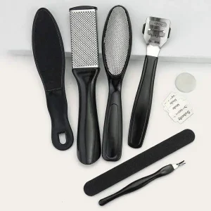 Професійний педикюрний набір із 6 предметів, чорний