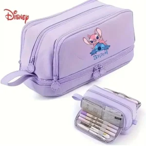 Косметичка-органайзер-пенал Стіч фіолетовий 22*10*10 см