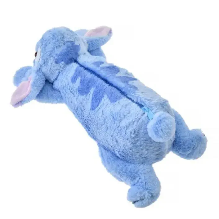 Пенал шкільний Стіч, пухнастий, хутряний, косметичка Стіч (синій) - Зображення 7