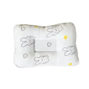 Ортопедична дитяча подушка муслінова для новонароджених, що запобігає нахилу