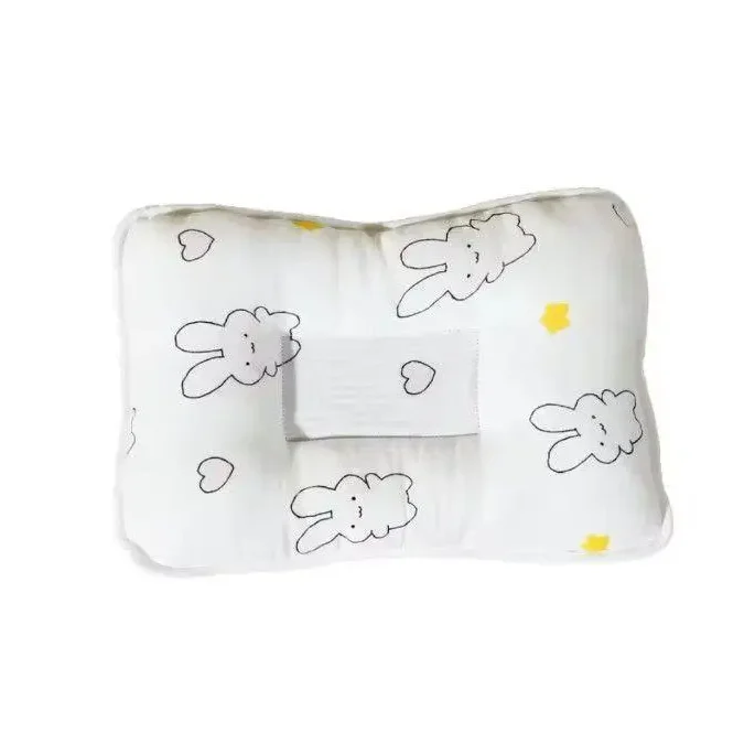 Ортопедична дитяча подушка муслінова для новонароджених, що запобігає нахилу