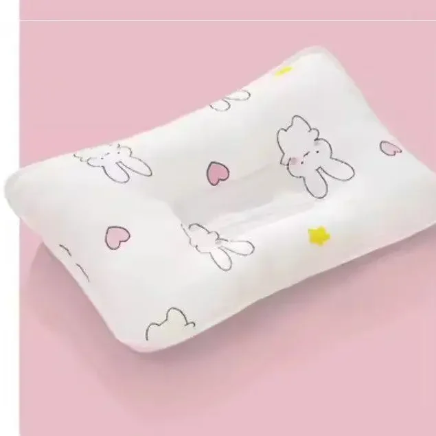 Ортопедична дитяча подушка муслінова для новонароджених, що запобігає нахилу - Зображення 2