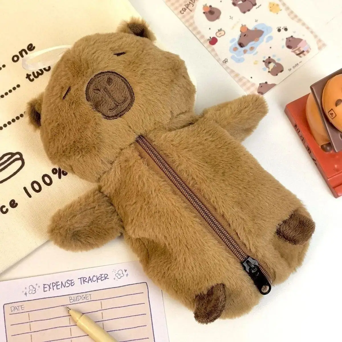 М'який пенал-іграшка у вигляді капібари 27 см - Зображення 5