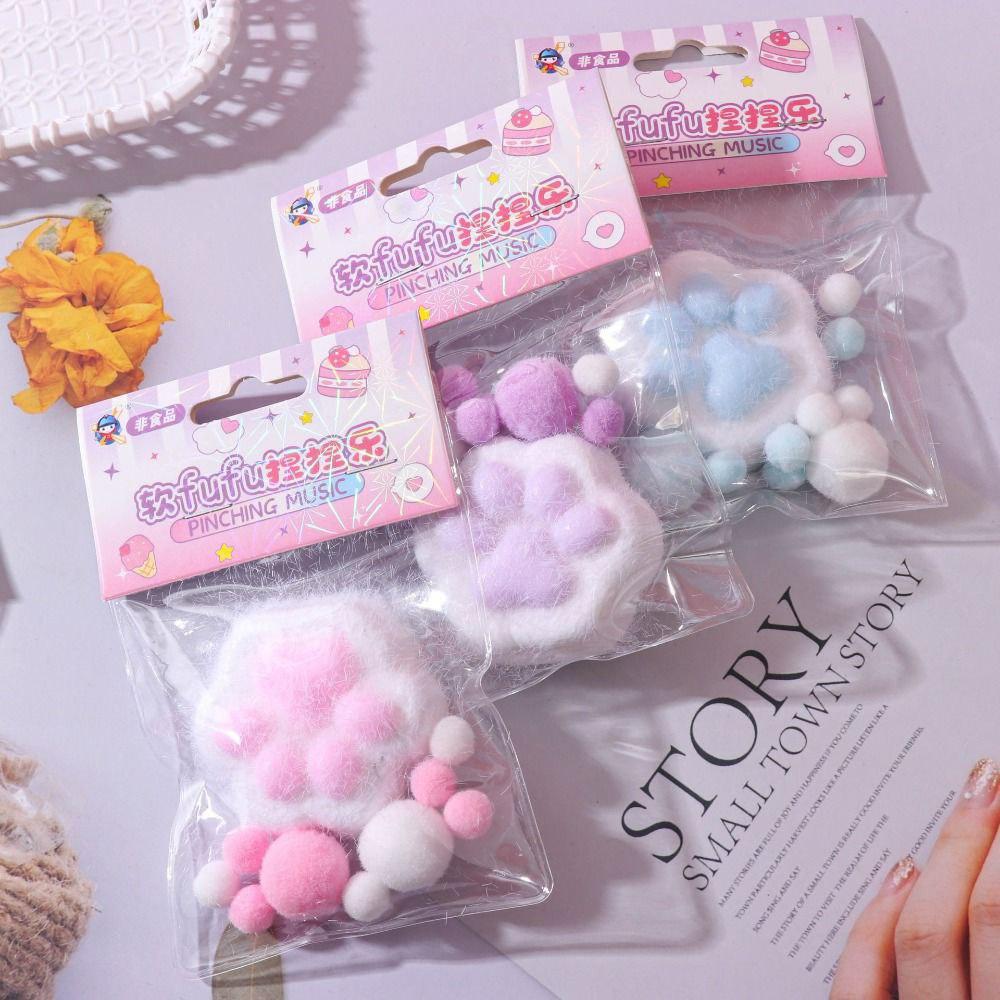 Іграшка-антистерес Squishy Сквіші Таба Лапка Котика пухнаста - Зображення 4
