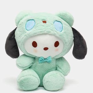 М'яка іграшка Хеллоу Кітті Hello Kitty у костюмі ведмедика червоний бант 21 см Сінаморол з