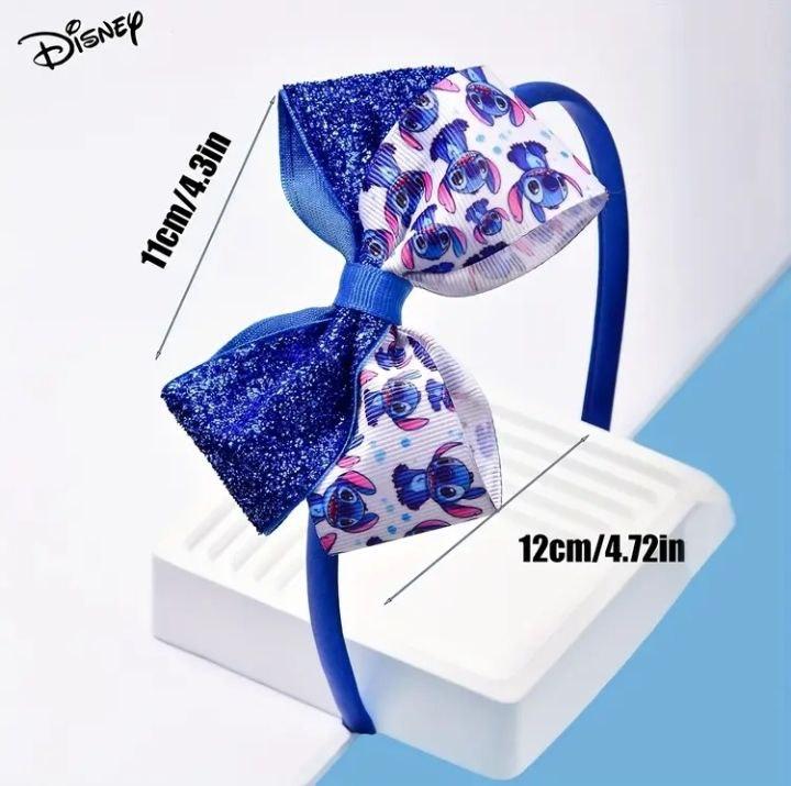 Обруч з бантом Disney Stitch для дівчаток синій - Зображення 2