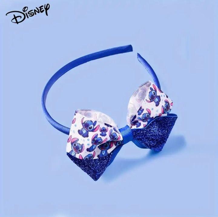 Обруч з бантом Disney Stitch для дівчаток синій - Зображення 3