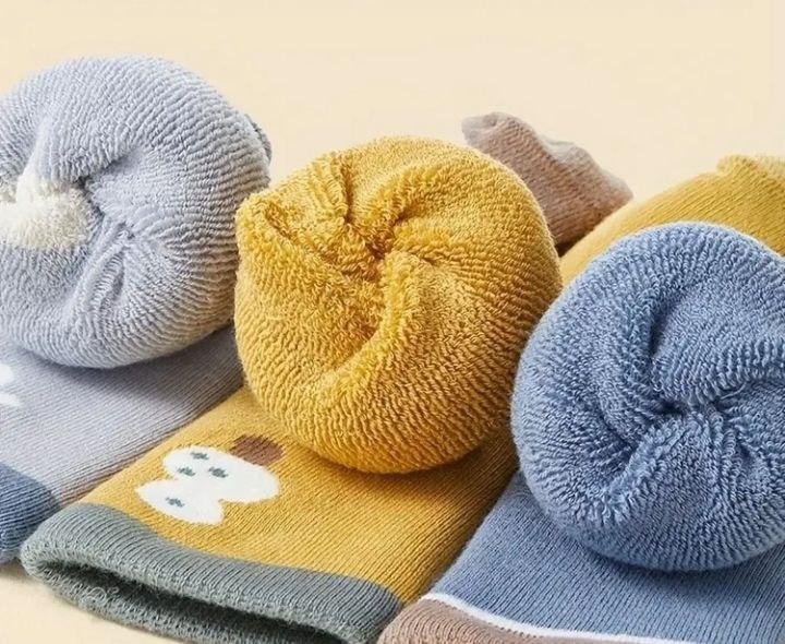 Набір (3 пари) теплих дитячих носочків на 2-4 роки - Зображення 3