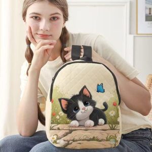 Милий рюкзак «Кошеня з метеликом» 30 см
