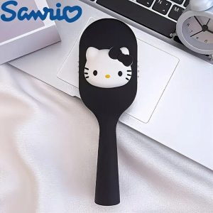 Мила масажна розчіска Hello Kitty чорна 17*6 см