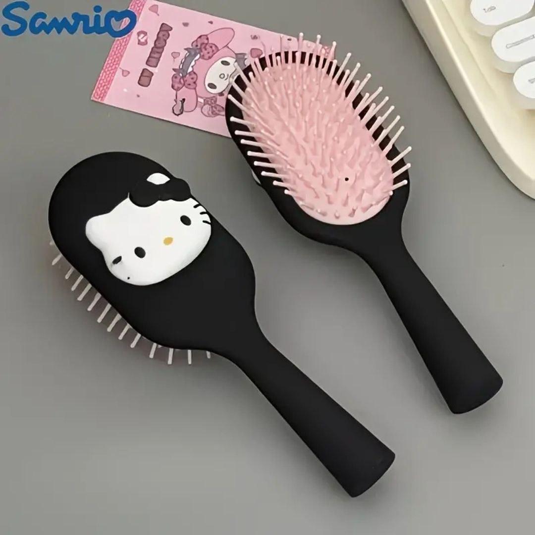 Мила масажна розчіска Hello Kitty чорна 17*6 см - Зображення 2