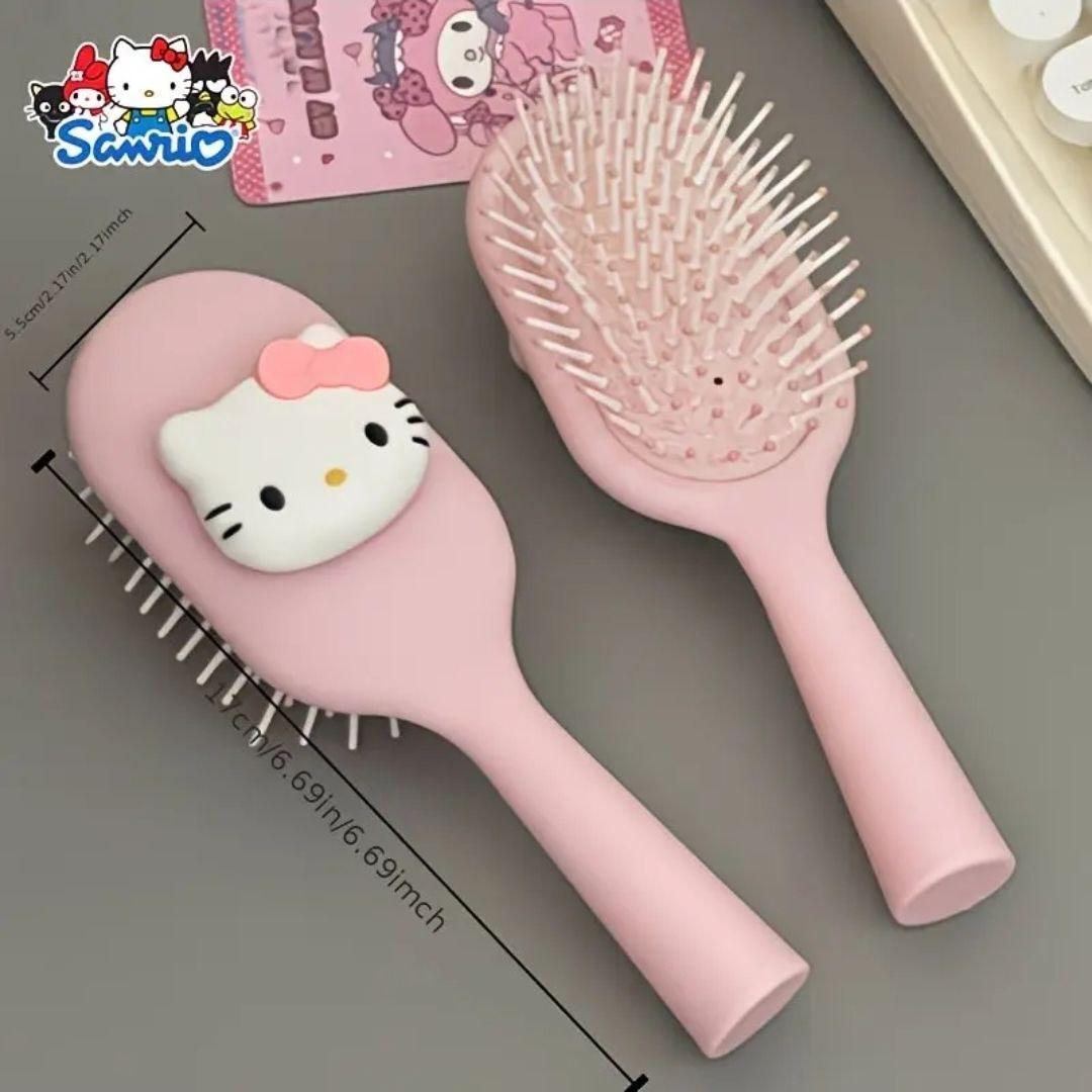 Мила масажна розчіска Hello Kitty чорна 17*6 см - Зображення 3
