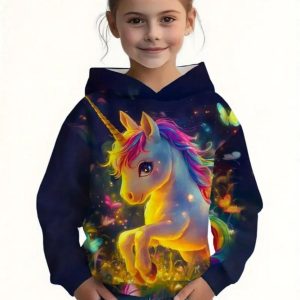 Світшот для дівчинки “Magic Night Unicorn” (синій) на дівчинку 150 см (10-12 років)