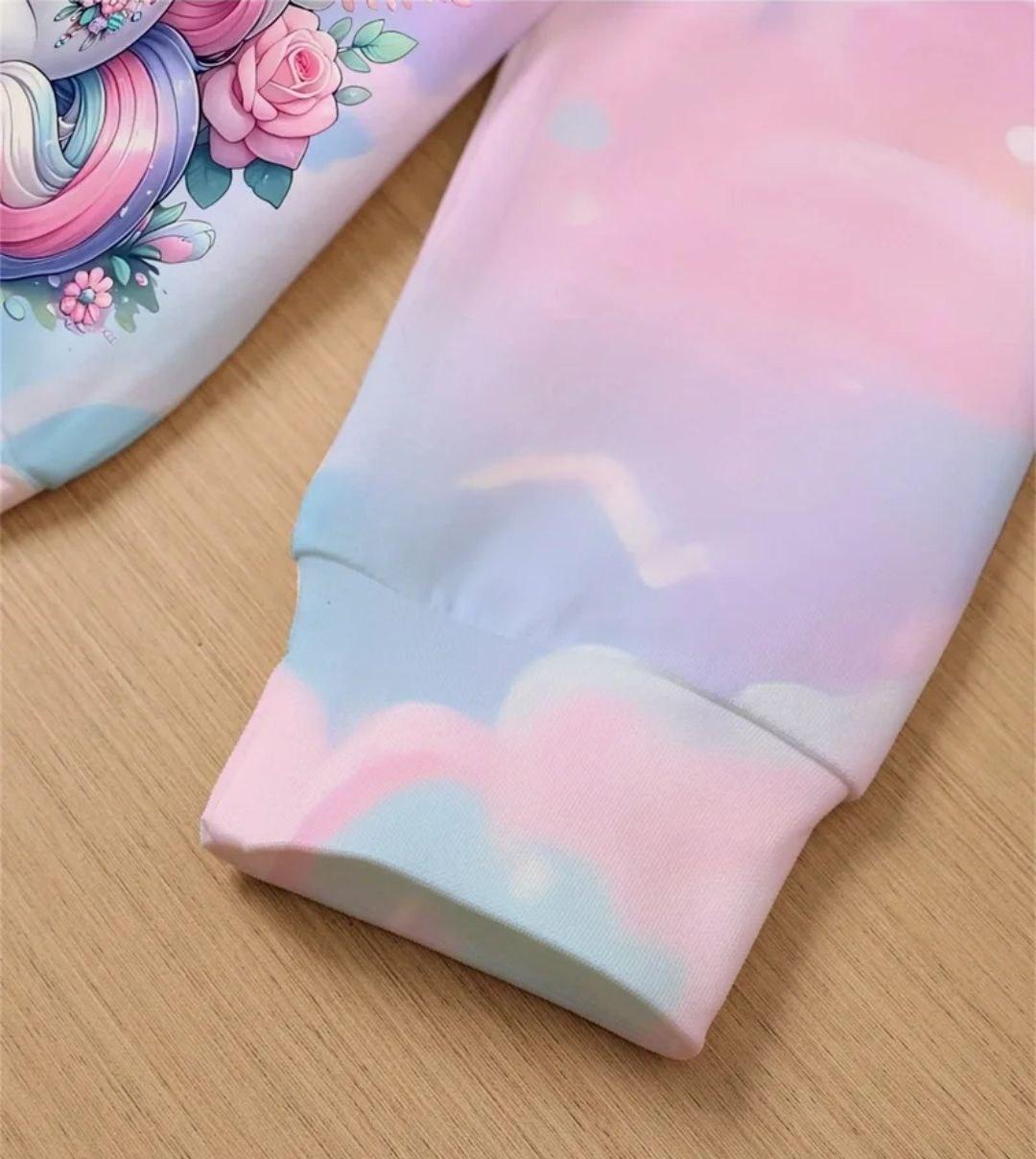 Світшот для дівчинки “Sweet Unicorn” рожевий на дівчинку 150 см (10-12 років) - Зображення 2