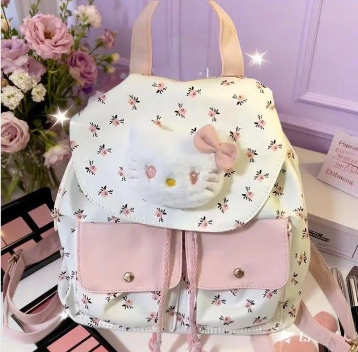 Рюкзак зі значком hello kitty - Зображення 4